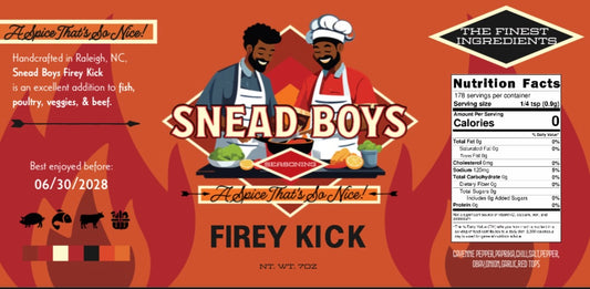 Snead Boys “Firey Kick” Seasoning