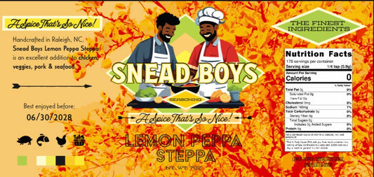 Snead Boys “Lemon Peppa Steppa” Seasoning